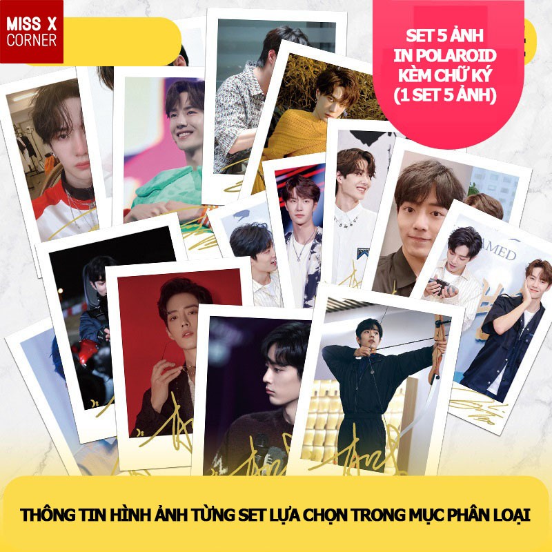 CÓ SẴN Set ảnh Polaroids Tiêu Chiến Vương Nhất Bác Thái Từ Khôn BJYX Bác Quân Nhất Tiêu TFBoys Vương Tuấn Khải PKL02-01