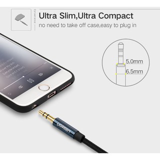 Cáp Audio 3.5mm Sợi Siêu Mỏng Cao Cấp UGREEN AV112 - Blue