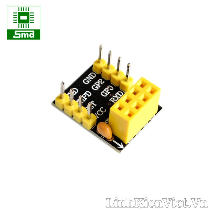 Đế mở rộng kết nối mạch ESP 01S thu phát không dây wifi module ESP8266 ESP-01S
