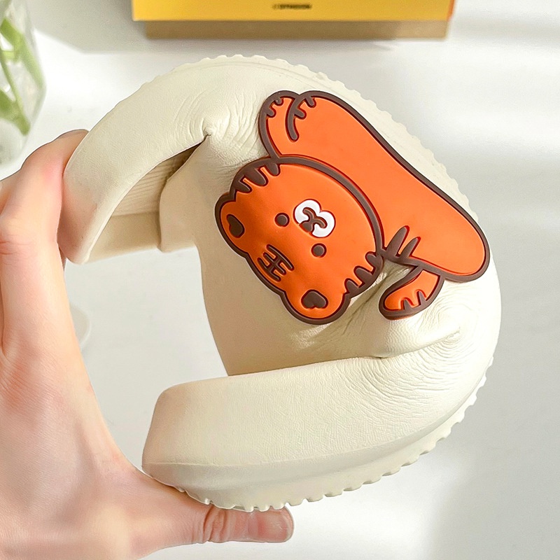 Dép Đi Trong Nhà Đế Dày Cao Cấp Họa Tiết Chú Hổ Dễ Thương