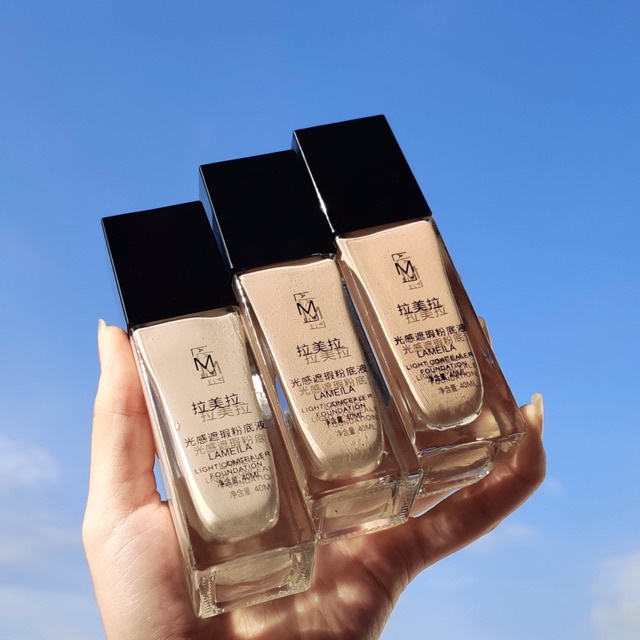 Kem nền che khuyết điểm lâu trôi BB Cream Lameila chống thấm nước, Kem nền nội địa Trung siêu mịn lớp nền tự nhiên