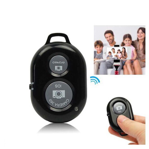 Remote Bluetooth Điều Khiển Chụp Ảnh Từ Xa (Màu Đen)  Ymua rẻ mua