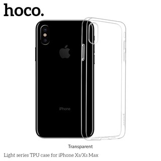 Ốp silicon chống va Đập Hoco cho Iphone X, Xs, Xs Max ốp dẻo trong suốt (Full box)