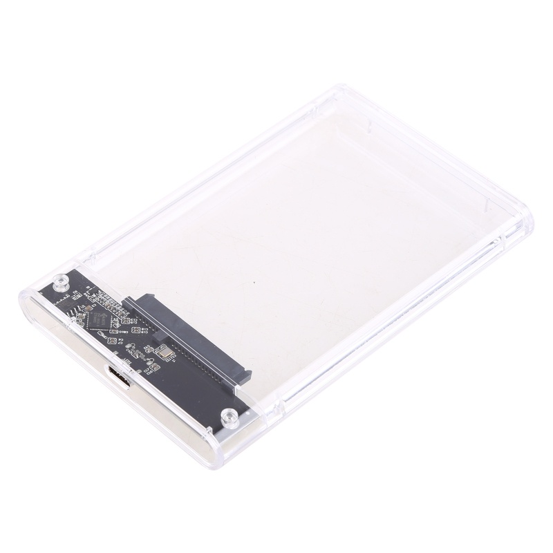 Hộp Đựng Ổ Cứng Di Động 2 5-inch Cơ Học Trong Suốt Cổng Type-C HDD Sang Usb3 1