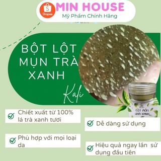 Combo 3 lọ bột lột mụn cám, đầu đen, tẩy da chết từ lá trà tươi