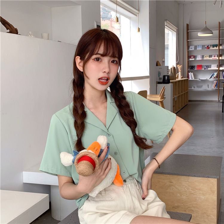 Áo sơ mi nữ tay ngắn cổ VEST nhiều màu thiết kế kiểu dáng thời trang công sở hot hit- DIRAZO