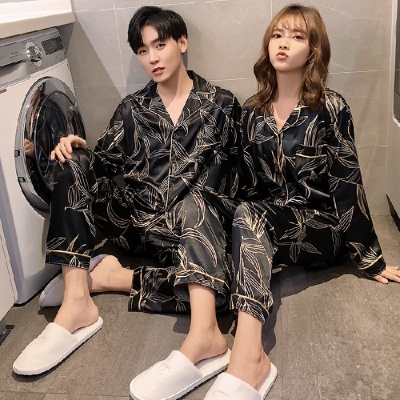 Đồ đôi pijama nam nữ lụa bóng cao cấp | BigBuy360 - bigbuy360.vn