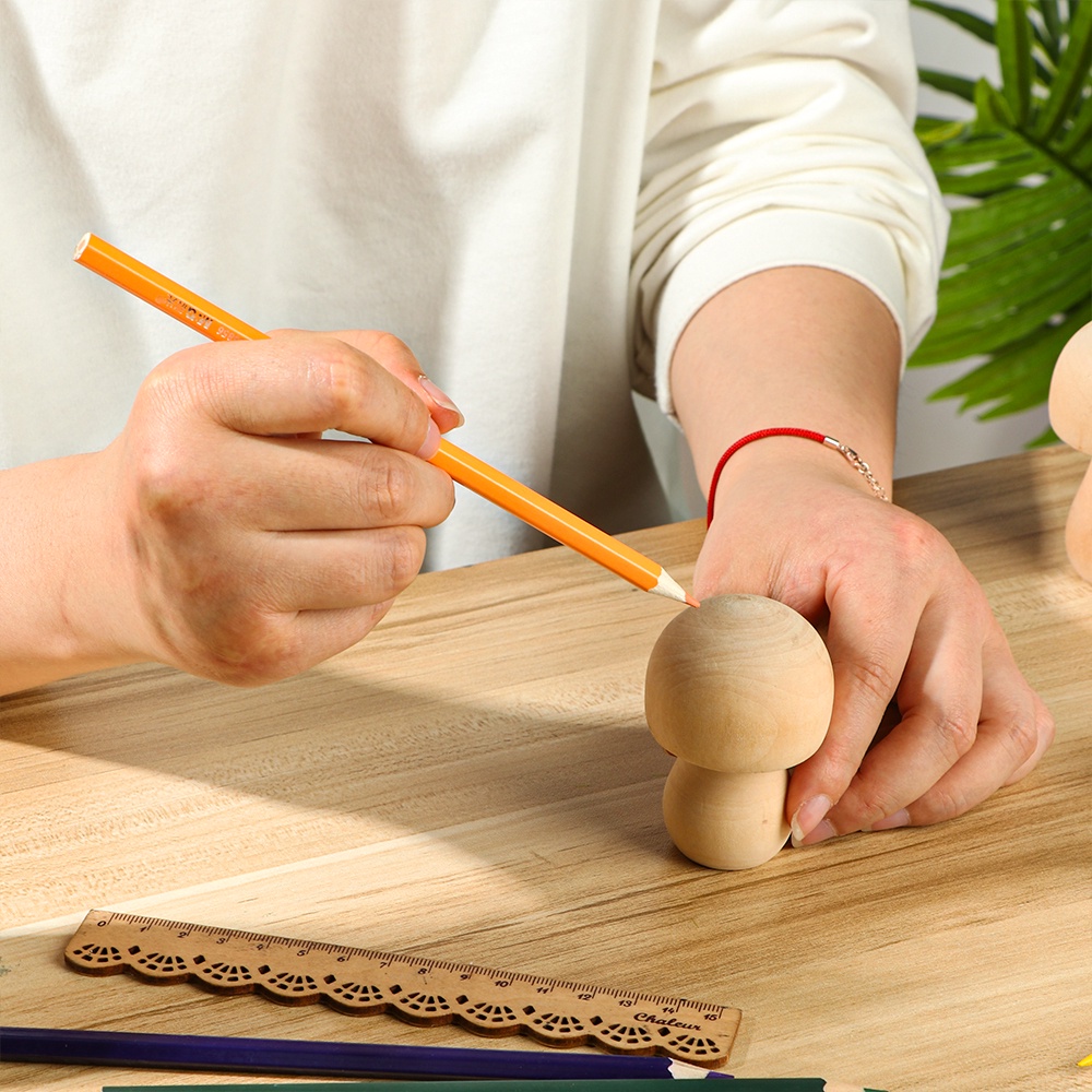 Mô Hình Cây Nấm Gỗ Mini Mới Dùng Trang Trí Nhà Cửa Diy