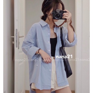 Áo sơ mi dài tay khuy cài cách điệu