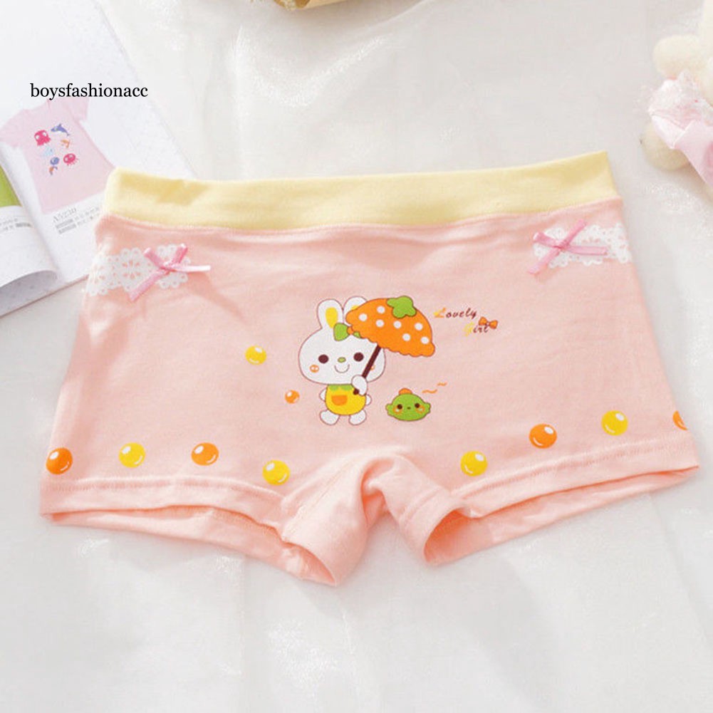 Quần Lót Cotton Hình Thỏ Cho Bé Trai Và Gái