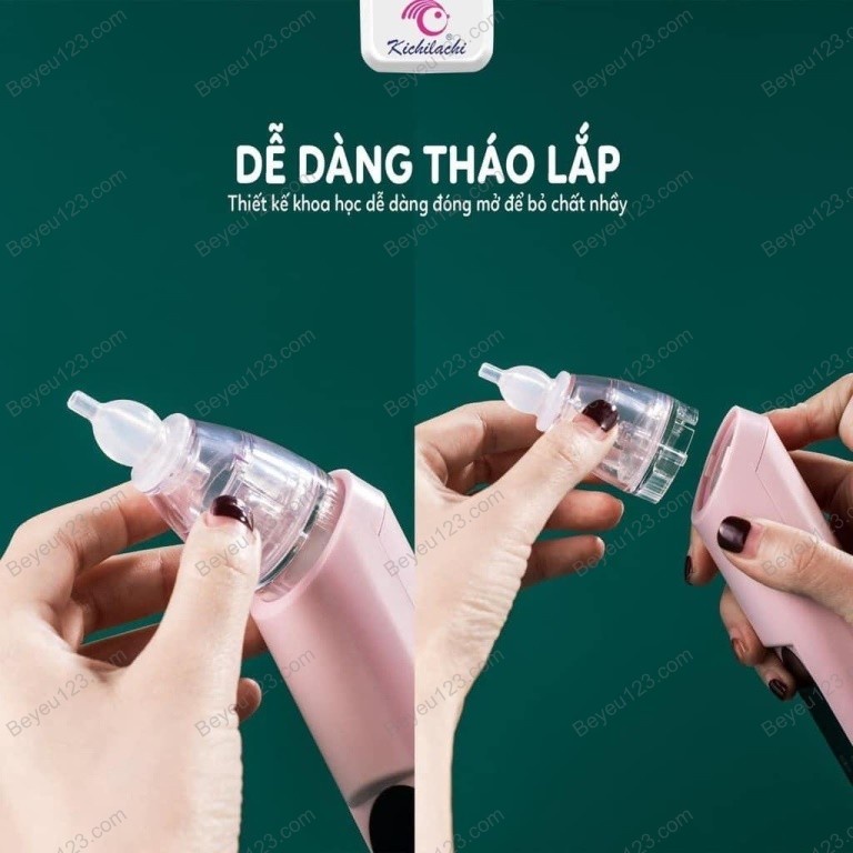 Máy Hút Mũi điện Kichilachi Có tích pin Sạc Điện 5.0 - Kichi