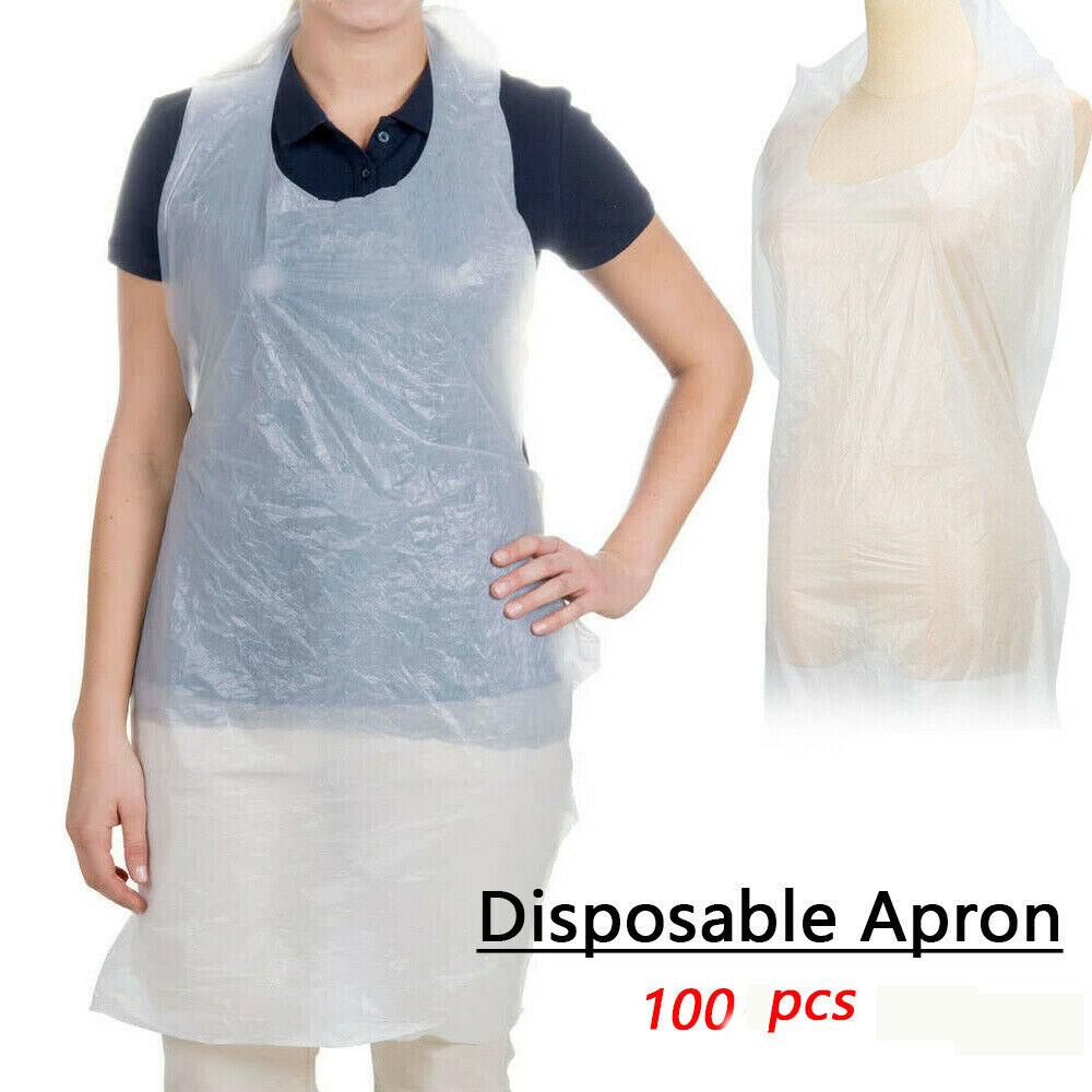 Tạp Dề Chống Thấm Nước Dùng Một Lần Màu Xanh Dương Thanh Lịch