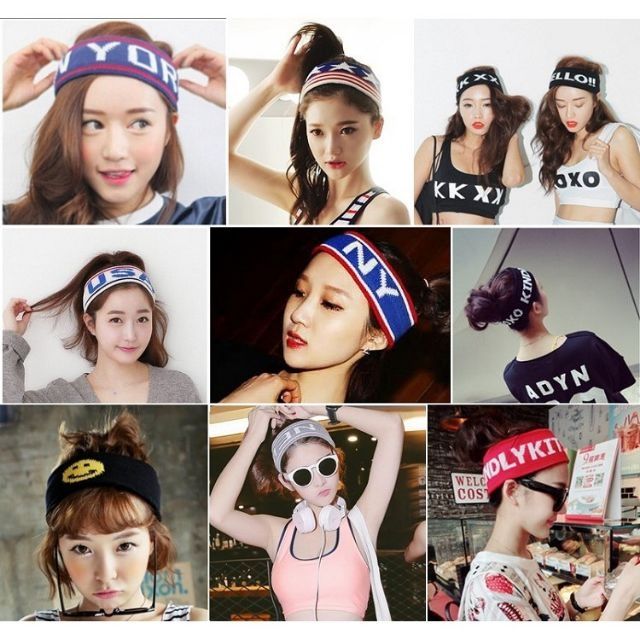 Băng đô headband Kpop Cpop thời trang băng đô thể thao link 1