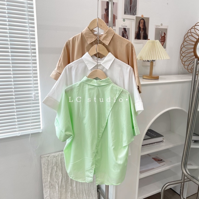 Sơ mi cộc tay basic