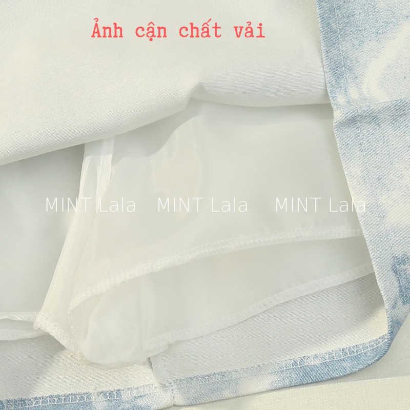 Chân Váy Chữ A Lưng Cao Vải Kaki Phong Cách Hàn Quốc | BigBuy360 - bigbuy360.vn