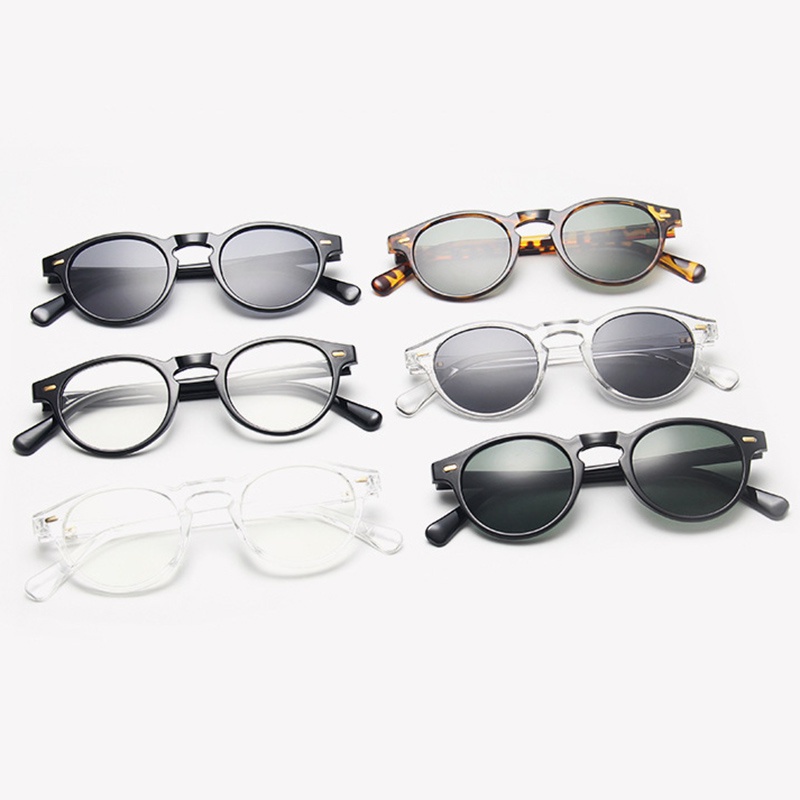 Kính Mát Retro Gọng Nhỏ Họa Tiết Da Báo JP6