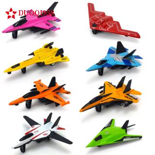 1PC Mini Simulate Cartoon Alloy Airplane Modeling Toy Random Color Style