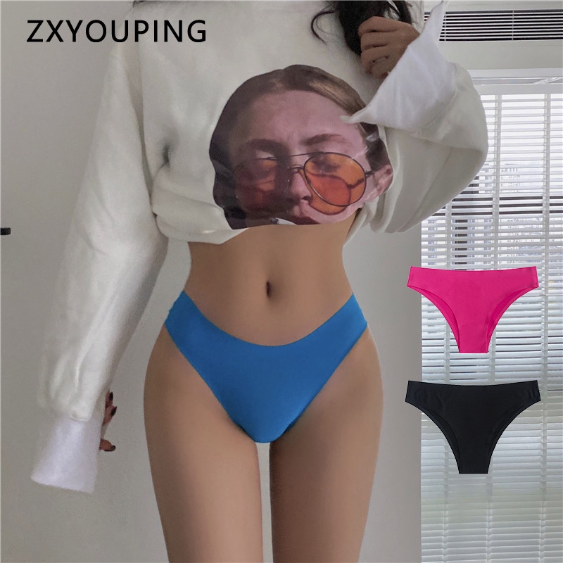 AOFEIQIKE Quần lót không đường may mềm mại màu trơn chất lượng cao phù hợp cho nữ