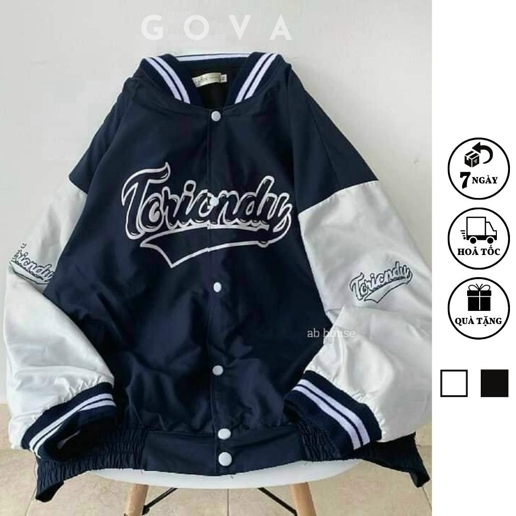 Áo Khoác Bomber Dù In TORI.CNDY Form Rộng Nam Nữ Ulzzang Unisex Thời Trang GOVA