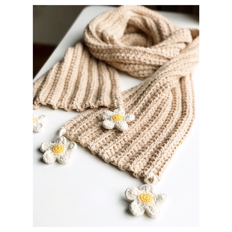 Khăn quàng móc len handmade