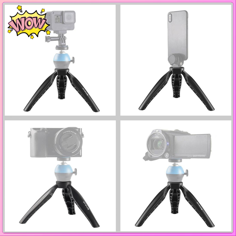 [SAKURA HOME]Mini Flexible Desktop Tripod Mount for Digital Camera Working Live broadcast