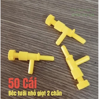 BỘ 50 BÉC TƯỚI NHỎ GIỌT 2 CHÂN KIỂU ĐÀI LOAN - DÙNG TRONG HỆ THỐNG TƯỚI TỰ ĐỘNG, TƯỚI NHỎ GIỌT
