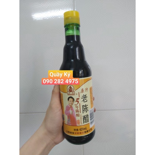 Dấm đen Trung Quốc/ Giấm trần 420ml