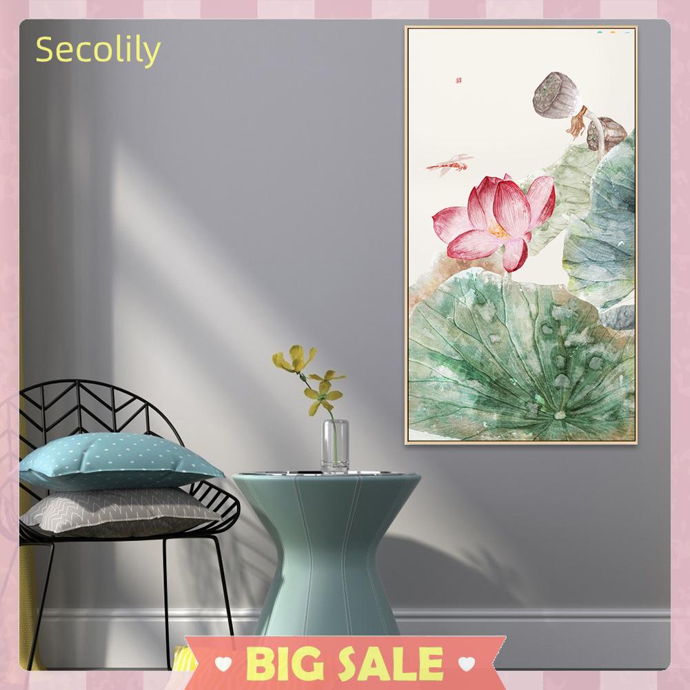 Bộ Tranh Thêu Chữ Thập Tự Làm Hình Hoa Sen 11CT