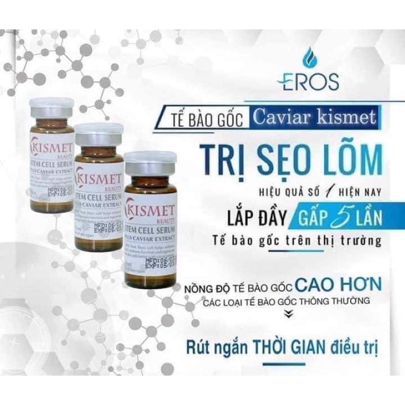 Tế bào gốc phục hồi cải thiện sẹo mụn, tái tạo tế bào da mới 10ml