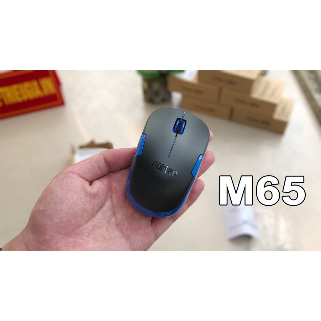 Chuột không dây Fuhlen M65 [Bảo hành 24 tháng] ♥️Freeship♥️ Chuột máy tính không dây Fuhlen M65 - Fuhlen A06G A09B