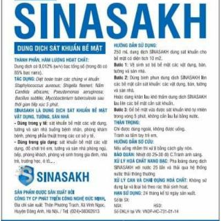 Sát khuẩn bề mặt Sinasakh