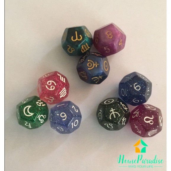 Tử Vi Xúc Xắc Chia 12 Mặt Độ Chính Xác Cao hơn Thẻ Bài tarot