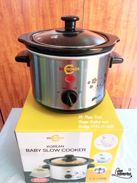 NỒI ĐIỆN NẤU CHÁO BBCOOKER 1.5l HÀN QUỐC