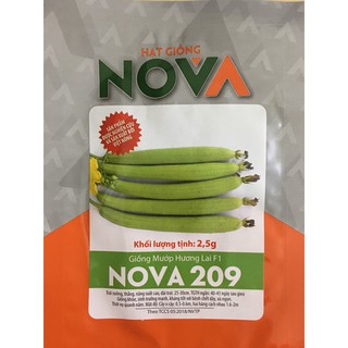 Hạt giống mướp hương lai Nova 209 (2,5gam)