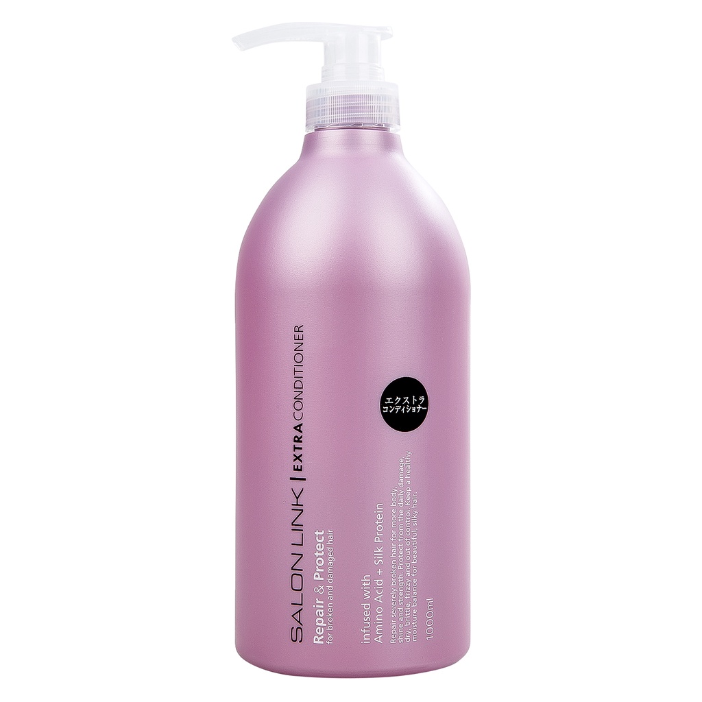 Bộ dầu gội xả Kumano Salon Link Extra 1000ml