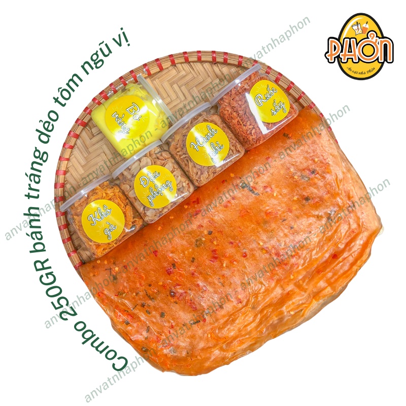 Combo bánh tráng bơ ngũ vị siêu ngon, bánh tráng cuốn bơ fulltopping - Ăn Vặt Nhà Phởn