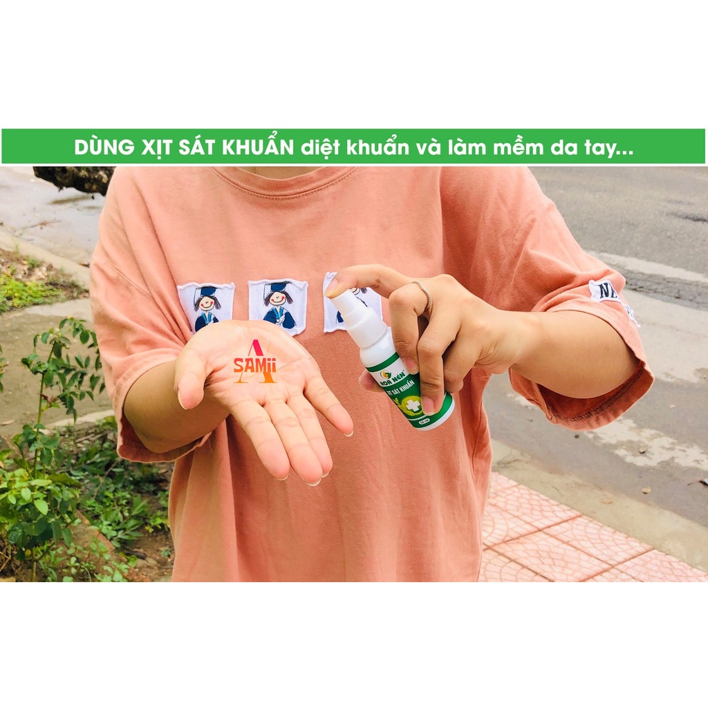 Dung dịch xịt sát khuẩn tay toàn thân không khí cho bé và gia đình 10ml | BigBuy360 - bigbuy360.vn