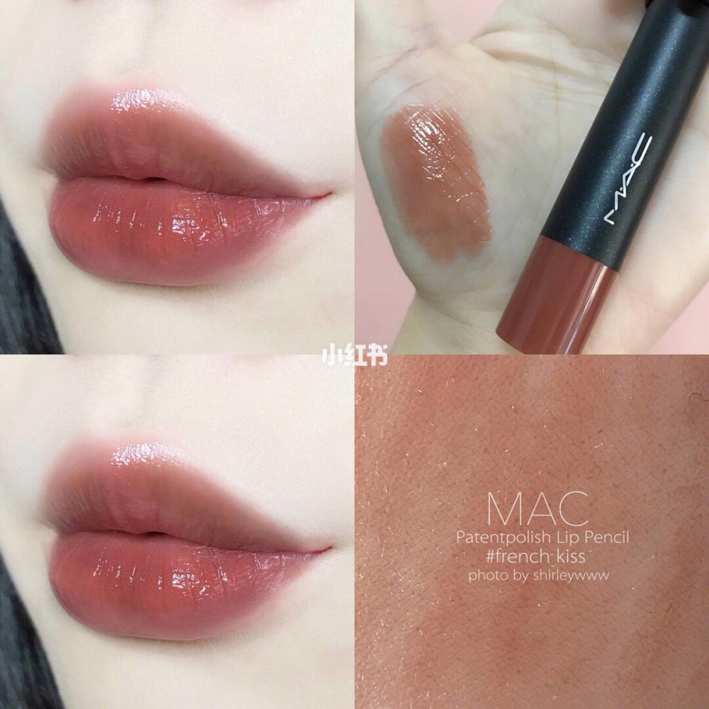 [ Thanh Lý ] Son Môi màu French Kiss - MAC PATENTPOLISH LIP PENCIL 2,3g