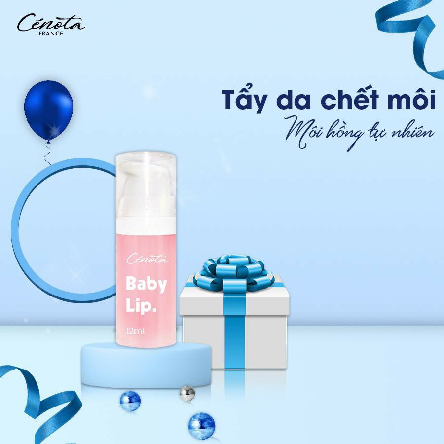 Gel tẩy da chết môi Cénota Baby Lip 12ml