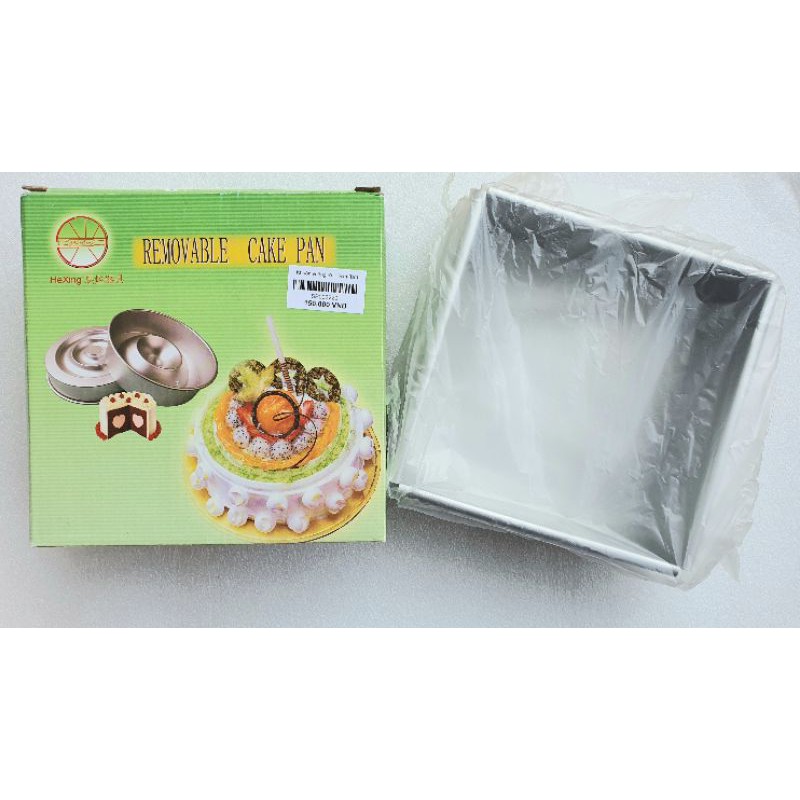 Khuôn vuông đế rời 15 cm - 20 cm. Hàng dày siêu bền