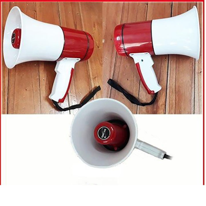 Loa phóng thanh cầm tay mini có thu âm phát lại sài pin sạc loại tốt