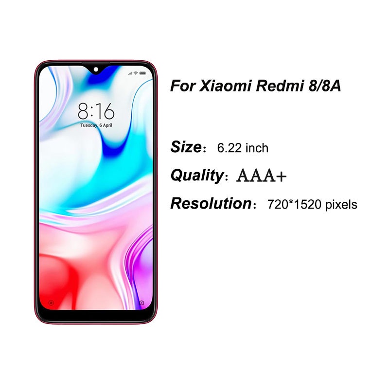 Màn Hình LCD Cảm Ứng Thay Thế Cho Redmi 8 8A