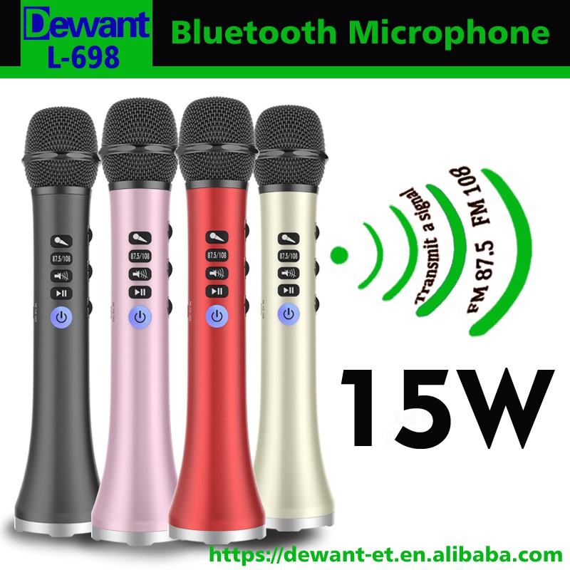 Micro kèm loa Karaoke Bluetooth Cao Cấp L-698