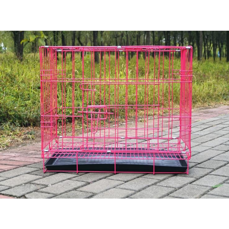 [ TẶNG KHAY VỆ SINH Lồng Chó Mèo Đa Năng Nhiều Kích Thước Lựa Chọn Sơn Tĩnh Điện Gấp Gọn Nhiều Màu Sắc