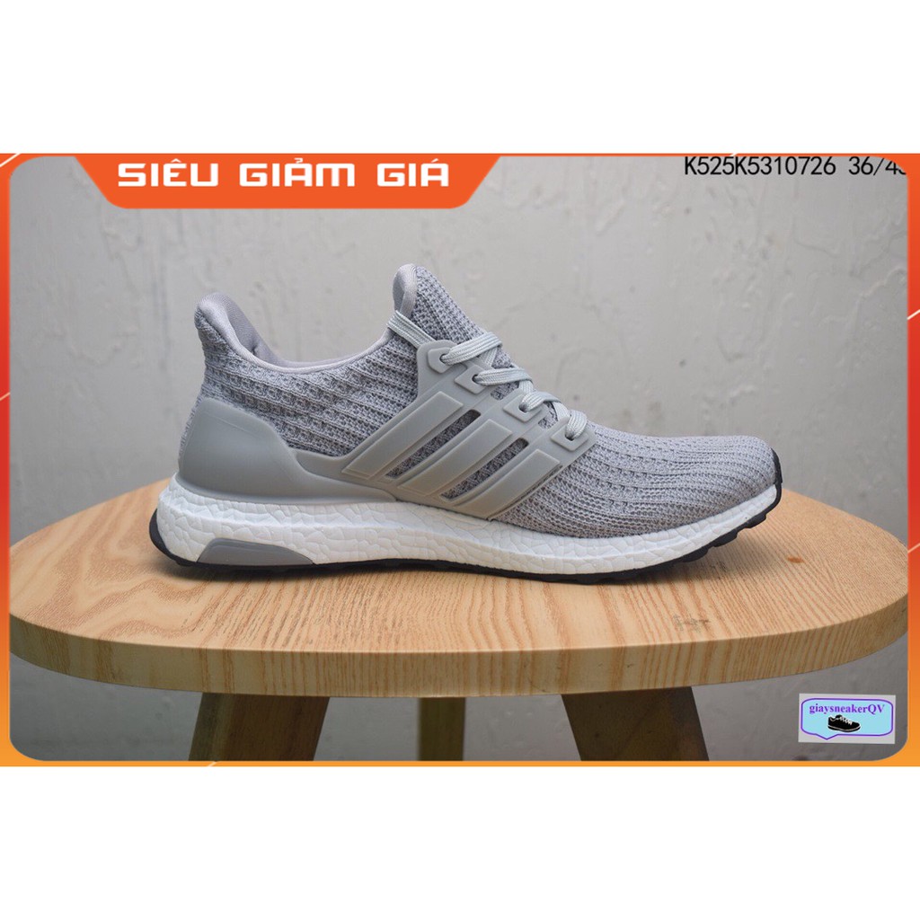 [FULL BOX] Giày thể thao ADIDAS ULTRA BOOST 4.0 GREY xám