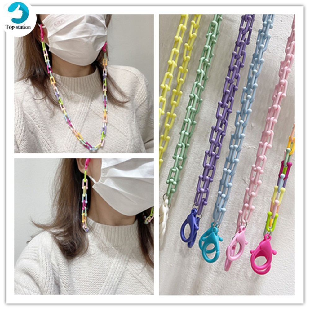 Dây đeo khẩu trang/ mắt kính chống thất lạc phong cách Hàn Quốc tùy chọn màu sắc dành cho nữ