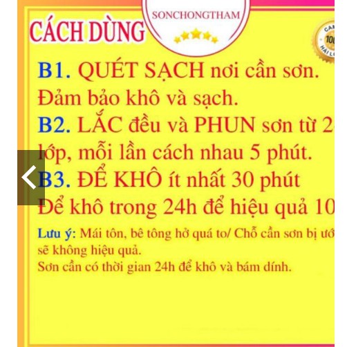 Bình xịt chống thấm, dột -Chai xịt chống dột