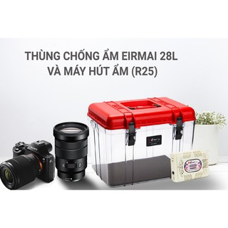 Thùng Chống Ẩm Eirmai 20L Và Máy Hút Ẩm R25