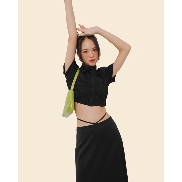 Set đồ Black Currant & Watermelon seeds skirt