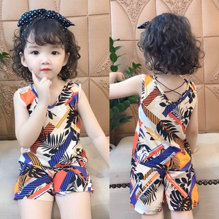 Xả kho- bộ lanh đan dây lưng bé gái
